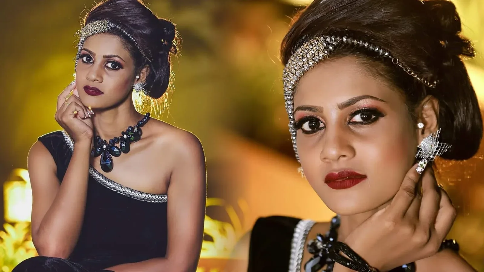 Sri Lankan Tamil Actress Brana Stylish Photoshoot in Black