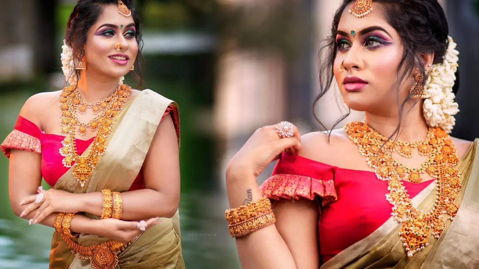 Sri Lankan Model Steffany Beautiful Bridal Photoshoot in Saree