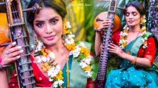 Sri Lankan Model Jeenaa Beautiful Traditional Photoshoot