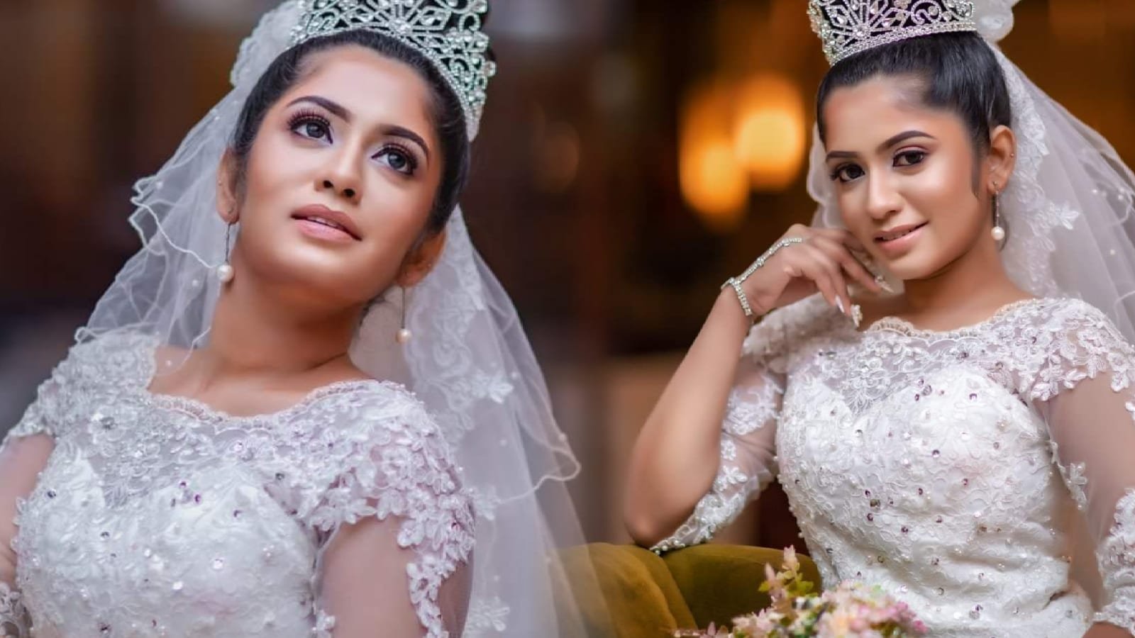 Tamil Model Thiguna Photoshoot in Christian Bridal Dress | Tamil Model Thiguna Photoshoot in Christian Bridal Dress |