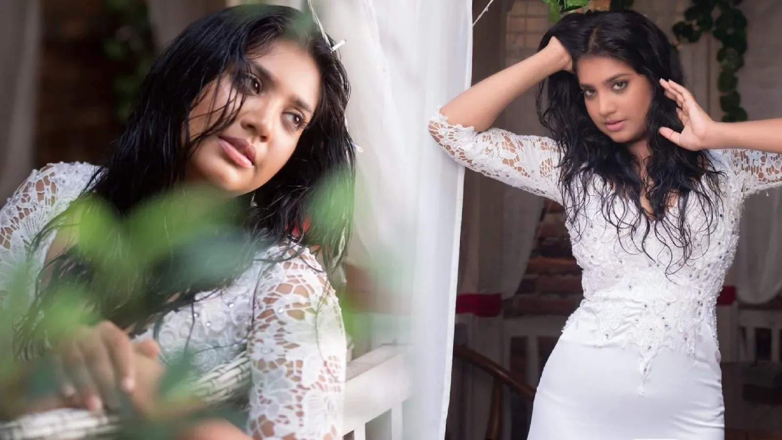 Sonali Fonseka Sex - Sri Lankan Actress Senali Fonseka Photoshoot Stills in White Dress