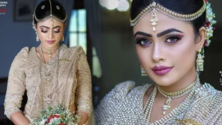 Beauty Maheshika Bandara Amarathunga Photoshoot in Bridal Saree.jpg