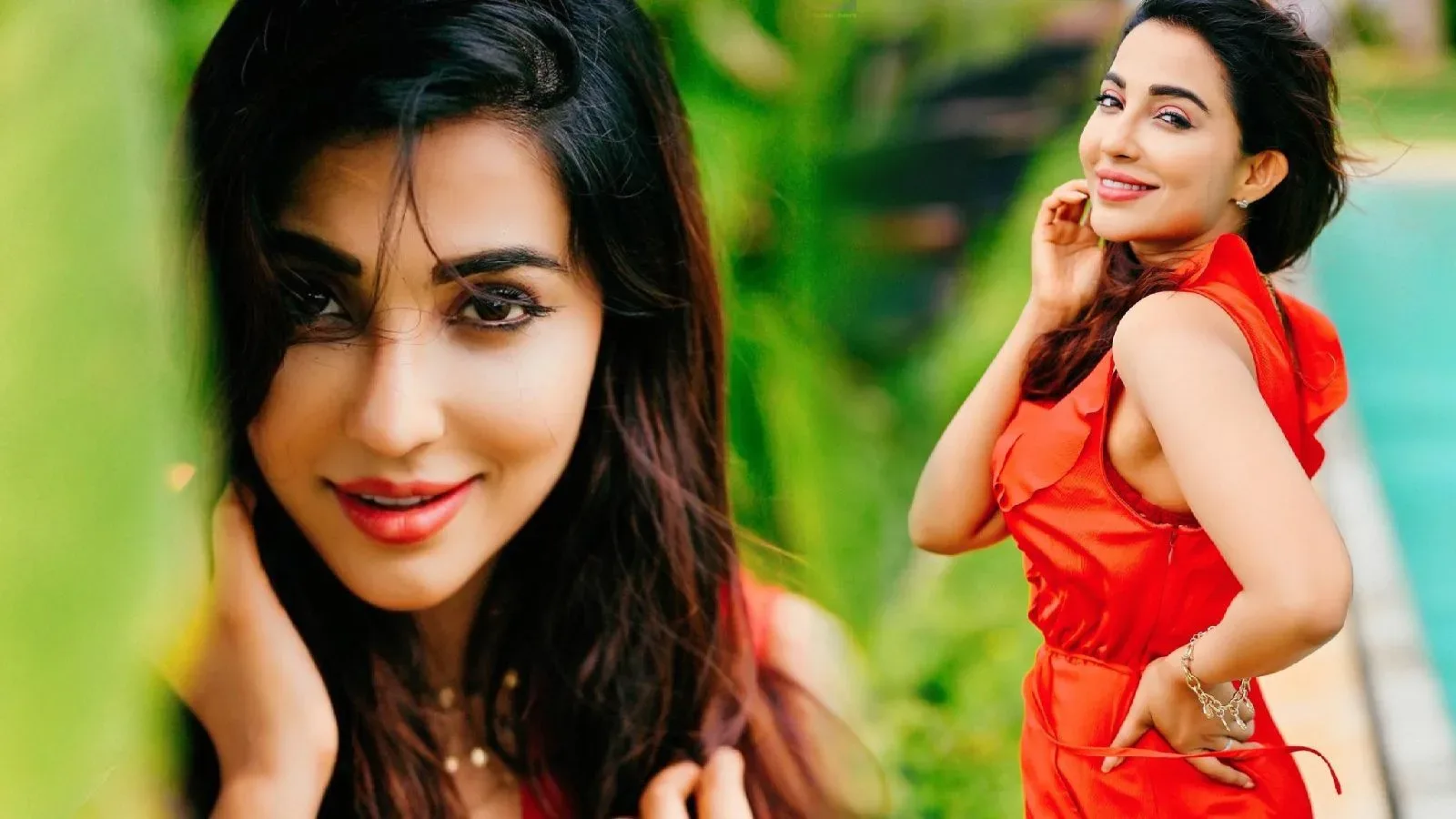 Classy stills of Malayalam Actress Parvati Nair in Red Outfit