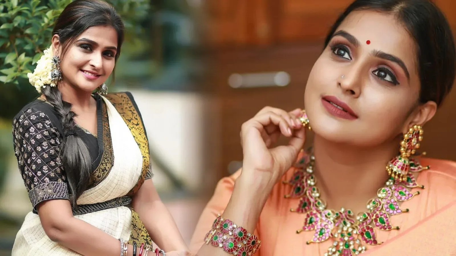 Beautiful Malayalam Actress Remya Nambeesan latest Saree Stills