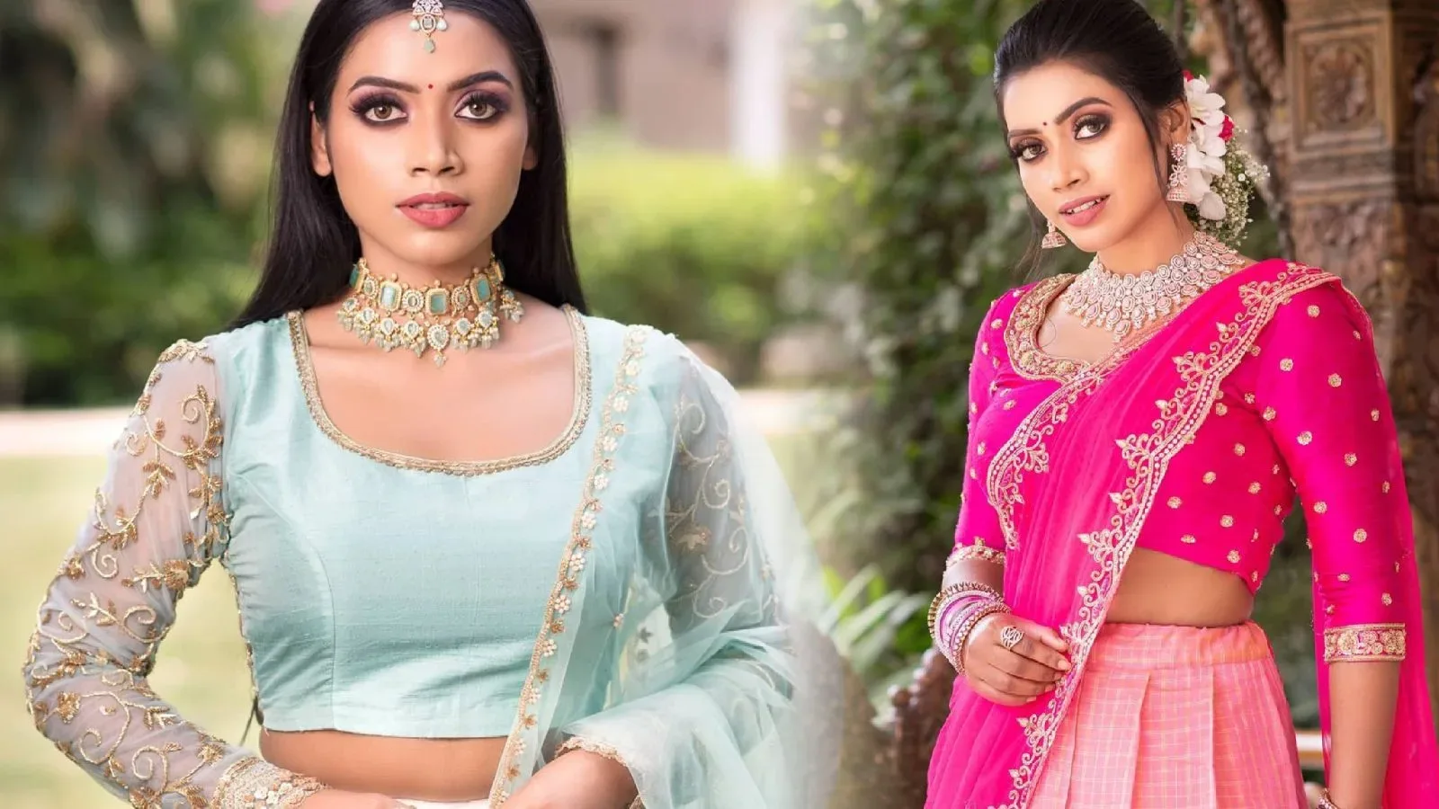 Beautiful Indian Tamil model Tharshika Traditional Photoshoot Stills