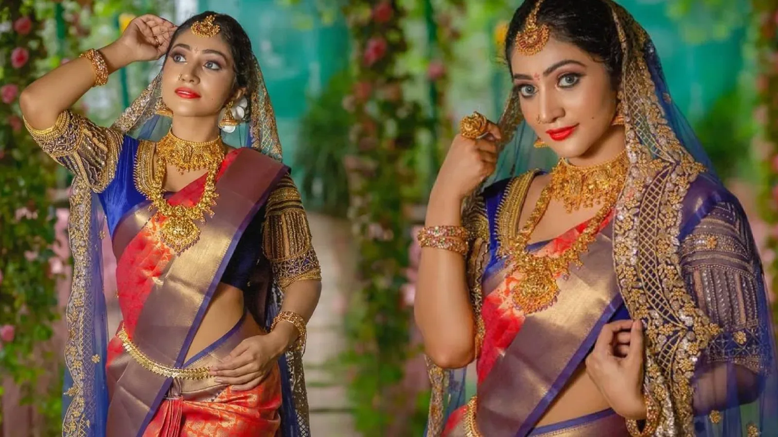 Kollywood Actress Bommu Lakshmi looks gorgeous in traditional silk saree