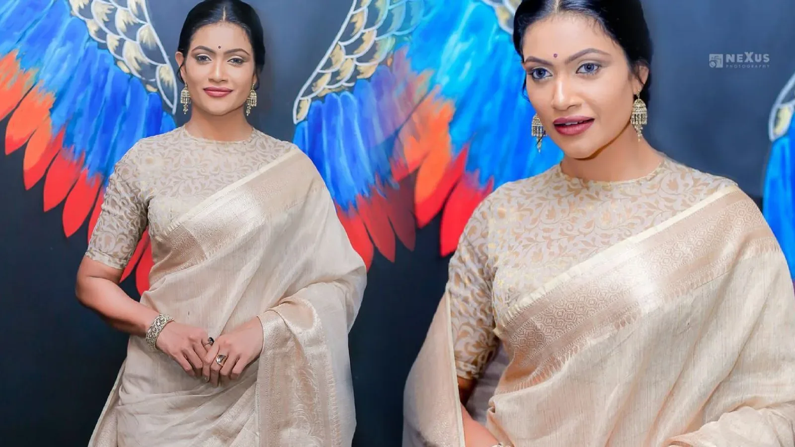 Beauty Chulakshi Ranathunga looks stunning in Saree