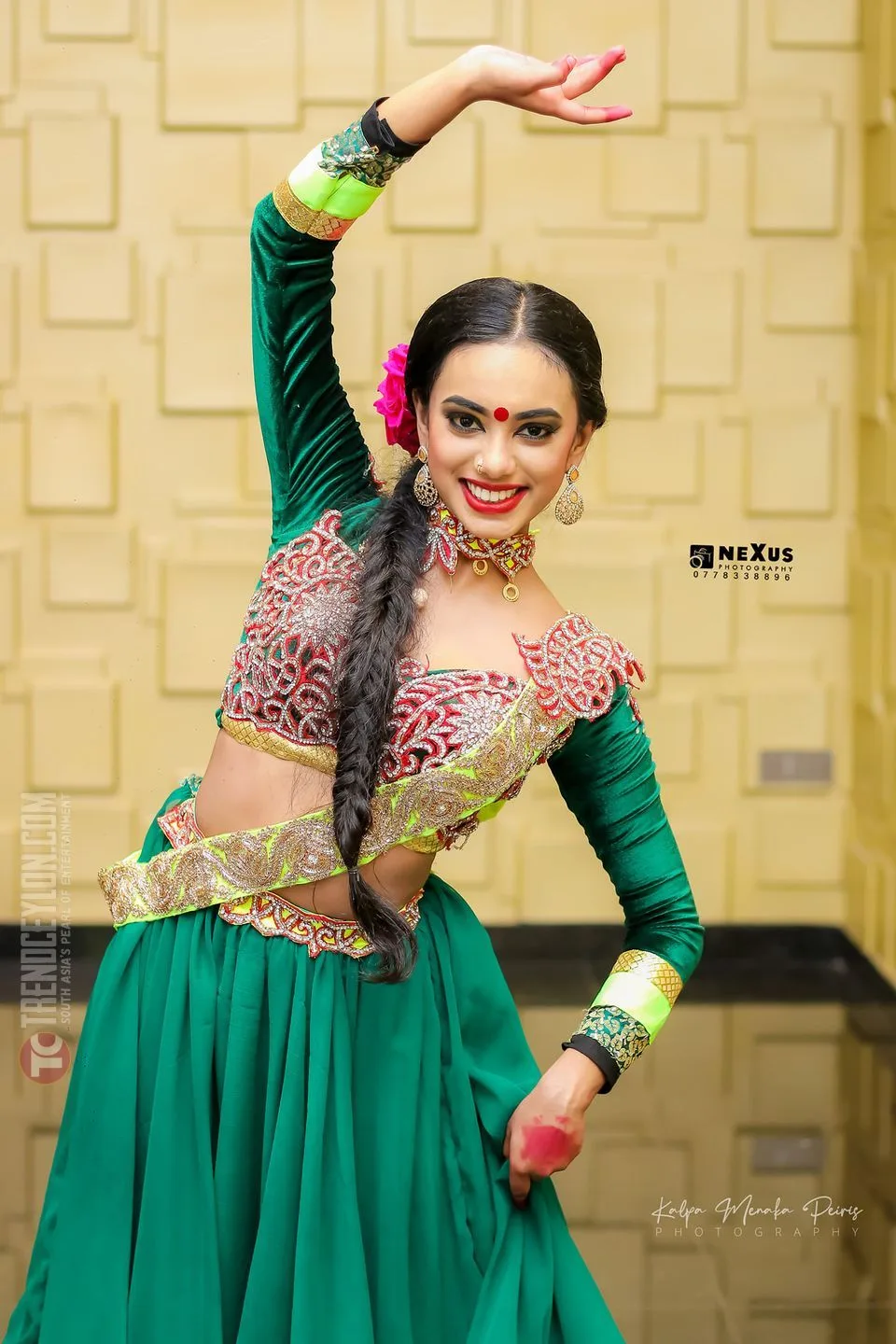 Sri Lankan Actress Deliya Senanayake stills in Dancing costume