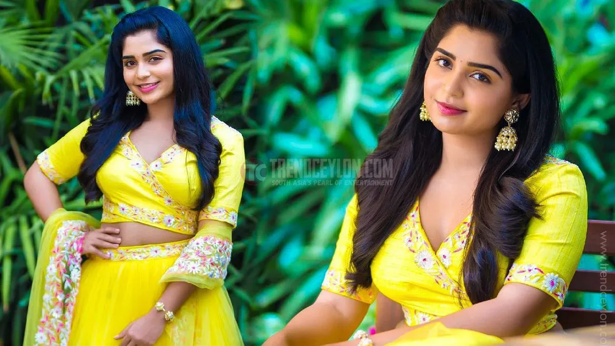 Gouri G Kishan is looking breathtakingly beautiful in this Yellow lehenga