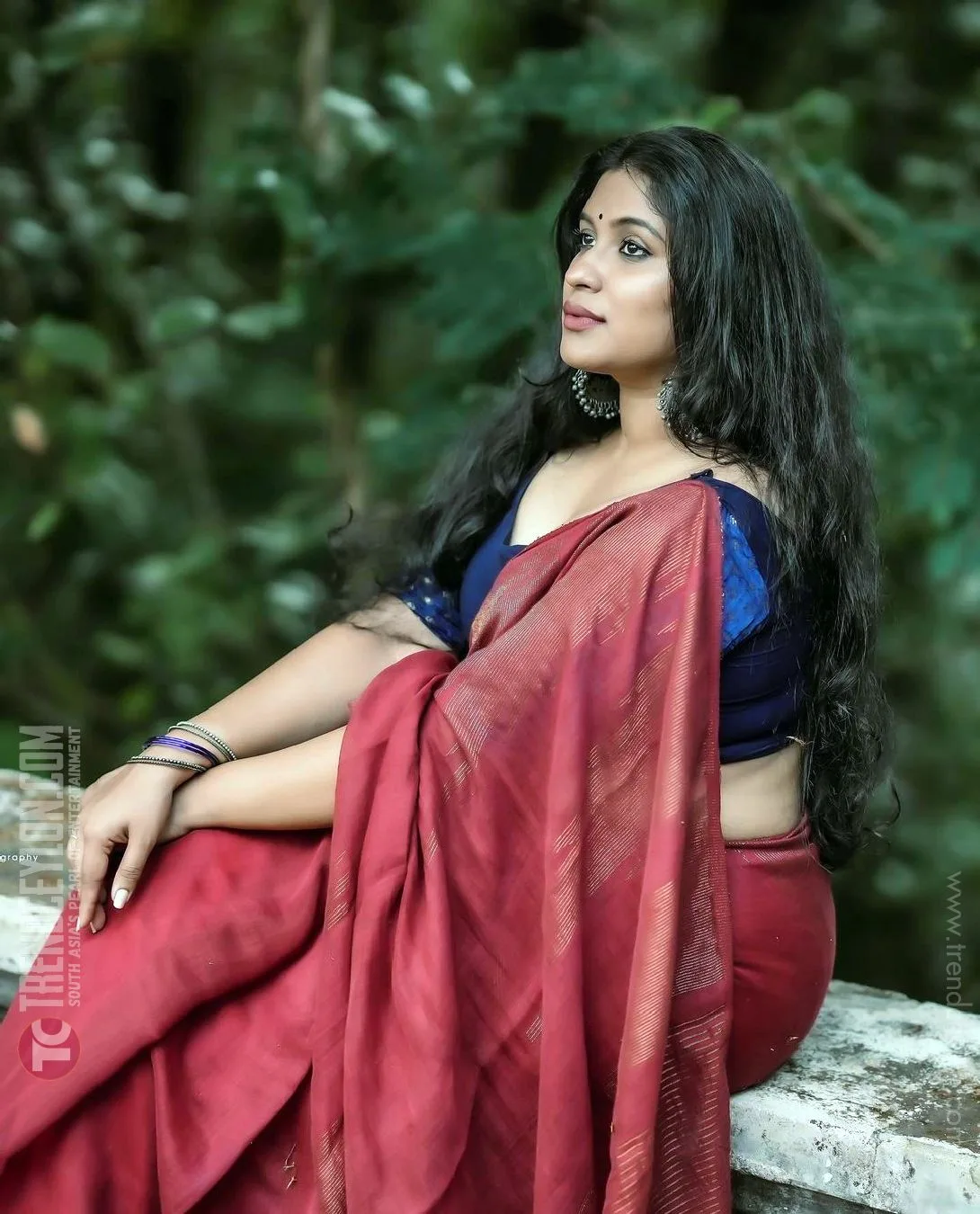Beautiful Actress Radhika Radhakrishnan Hot Stills In Saree