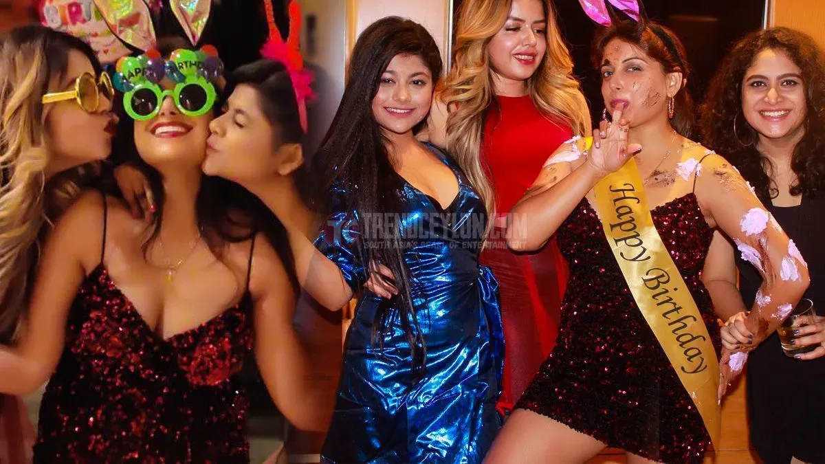 Actress Sneha Paul celebrates her birthday party with friends