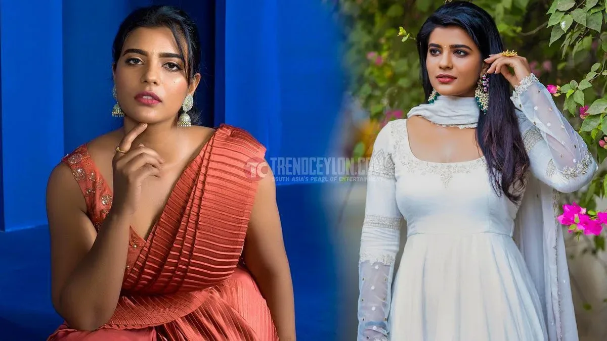 Gorgeous actress Aishwarya Rajesh recent clicks in Saree and Salwar