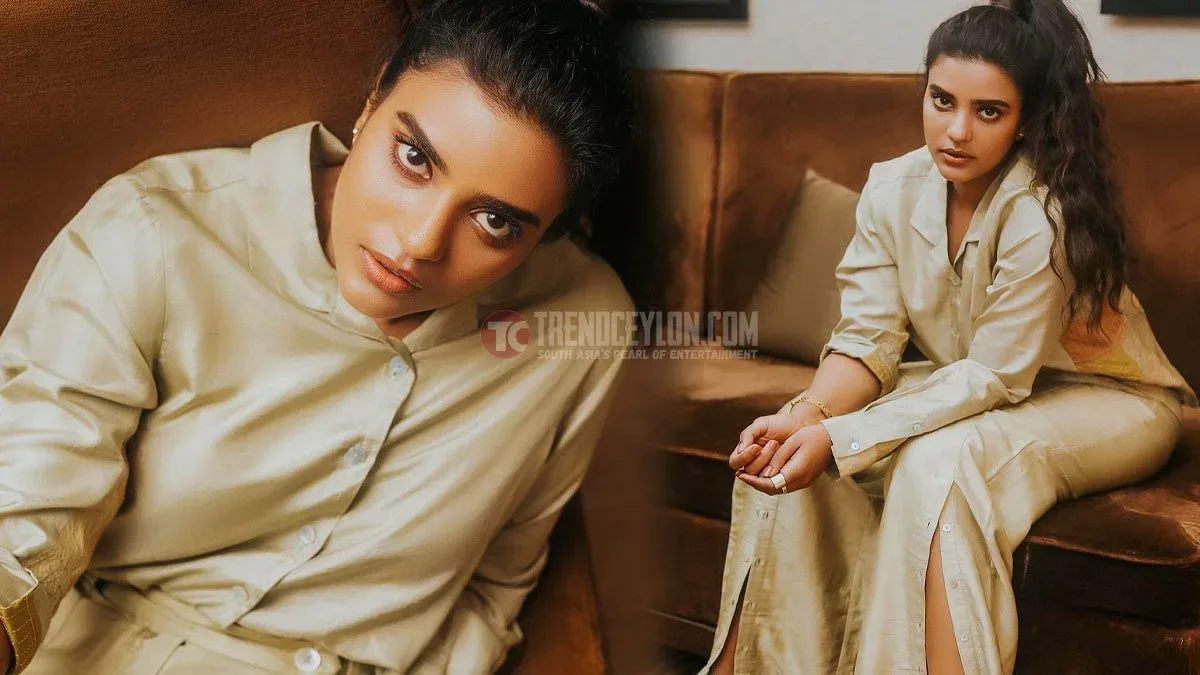 The actress Aishwarya Rajesh looks stylish in this photoshoot