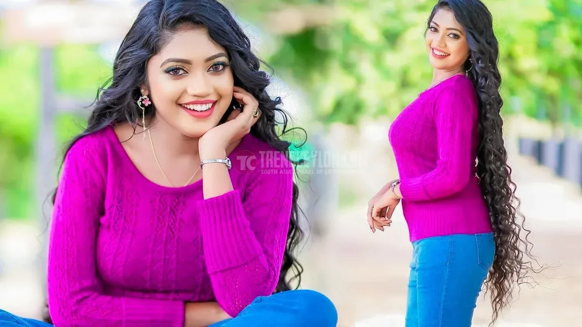 Actress Hirushi Wasundara looks gorgeous in Jeans and Top
