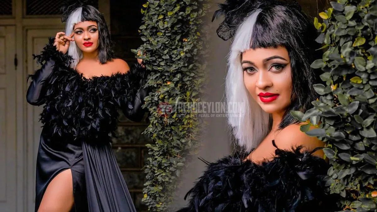 Angel in Dark, Photoshoot of Thara Kaluarachchi in the Black gown