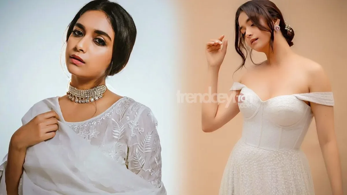 South Indian doll Keerthy Suresh hot in white