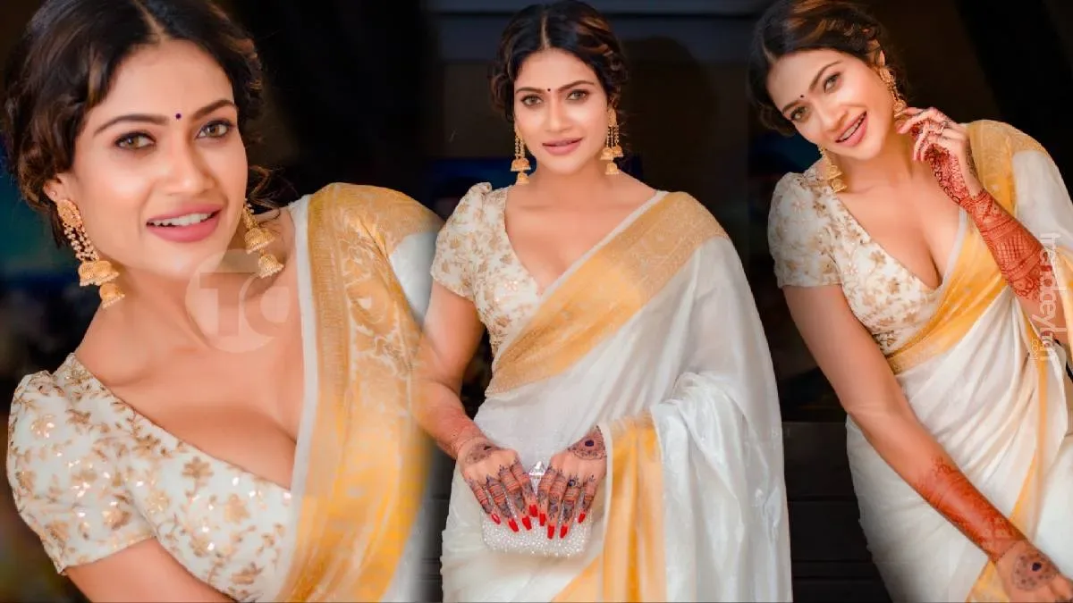 Actress Chulakshi Ranathunga glam stills in saree