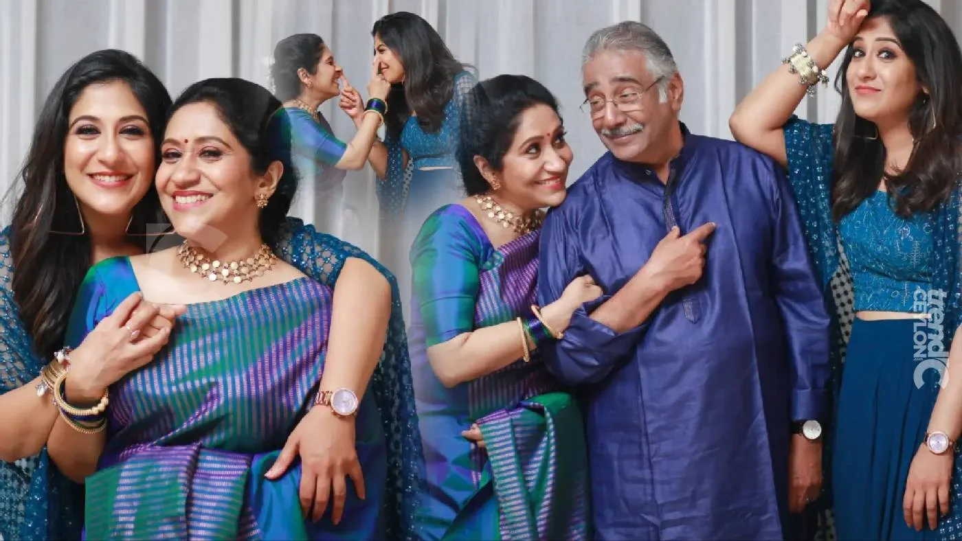 Look at this lovely musical family! Sujatha & Shweta Mohan