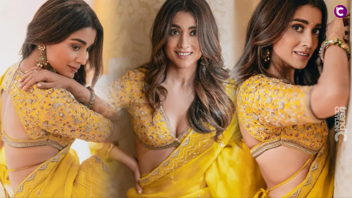 Stunning Photos of Shriya Saran in Yellow Saree | Indian Actress