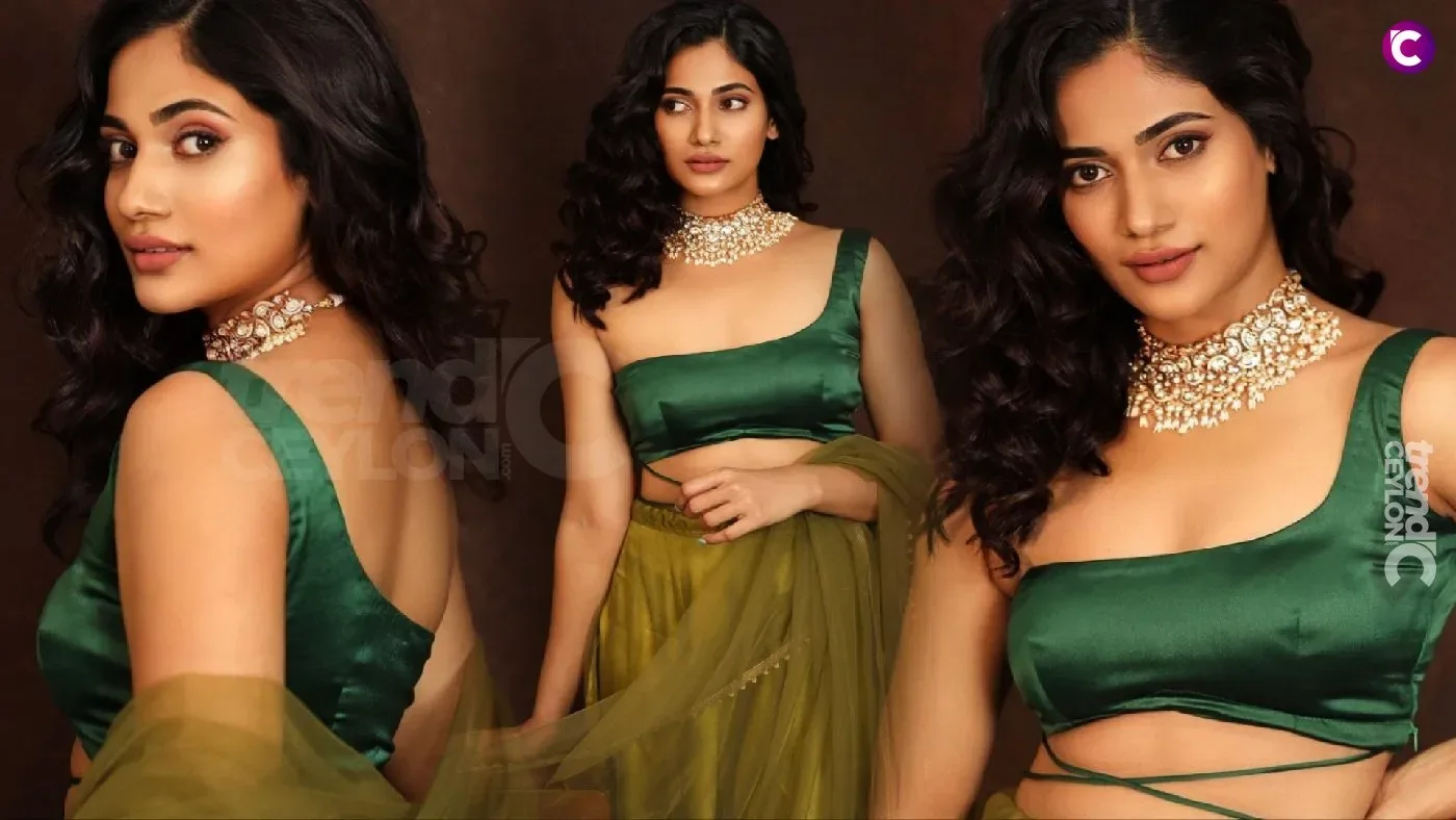 Glamorous Photoshoot: Losliya Mariyanesan Shines in Lehenga