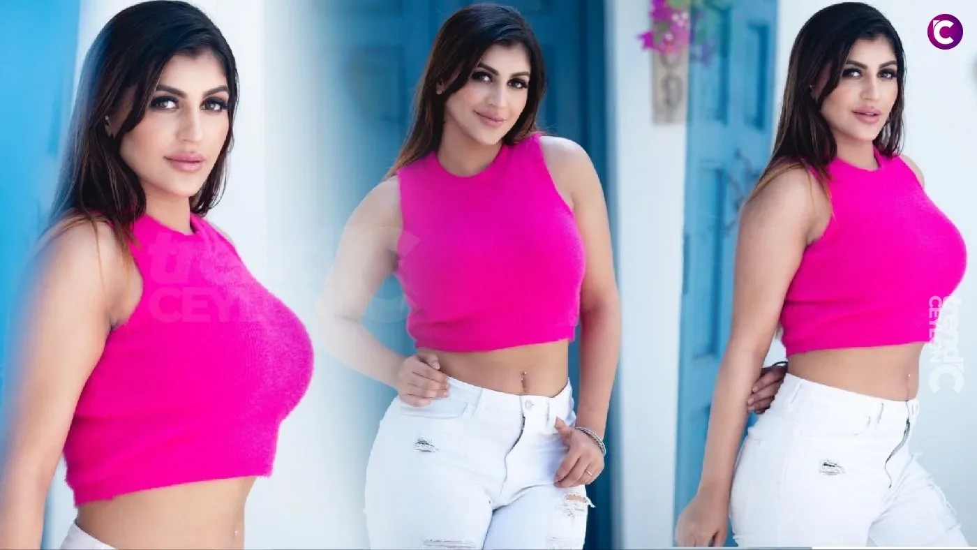Glamorous Photos of Yashika Aannand in Pink Top & White Jeans