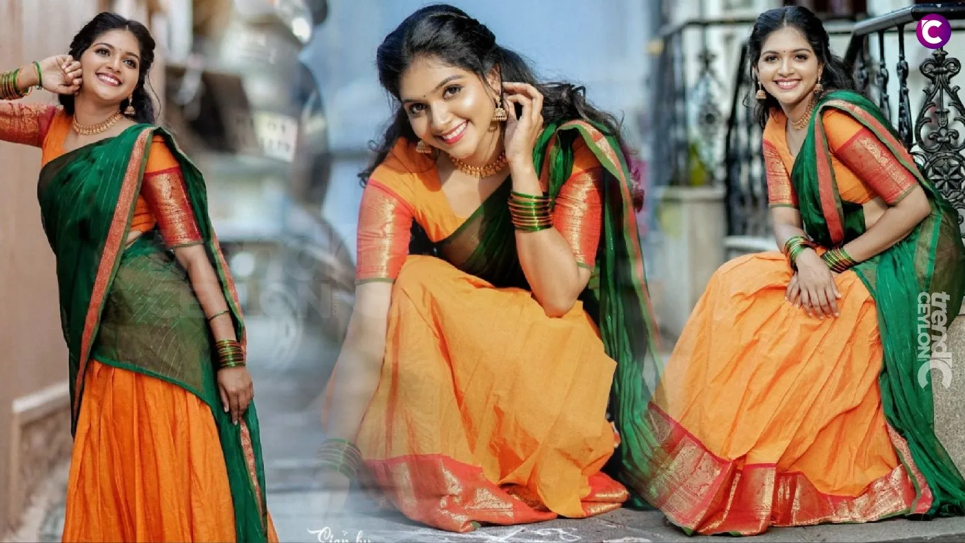 Patharamattu Serial Actress Gopika Kukku Shines in Half Saree