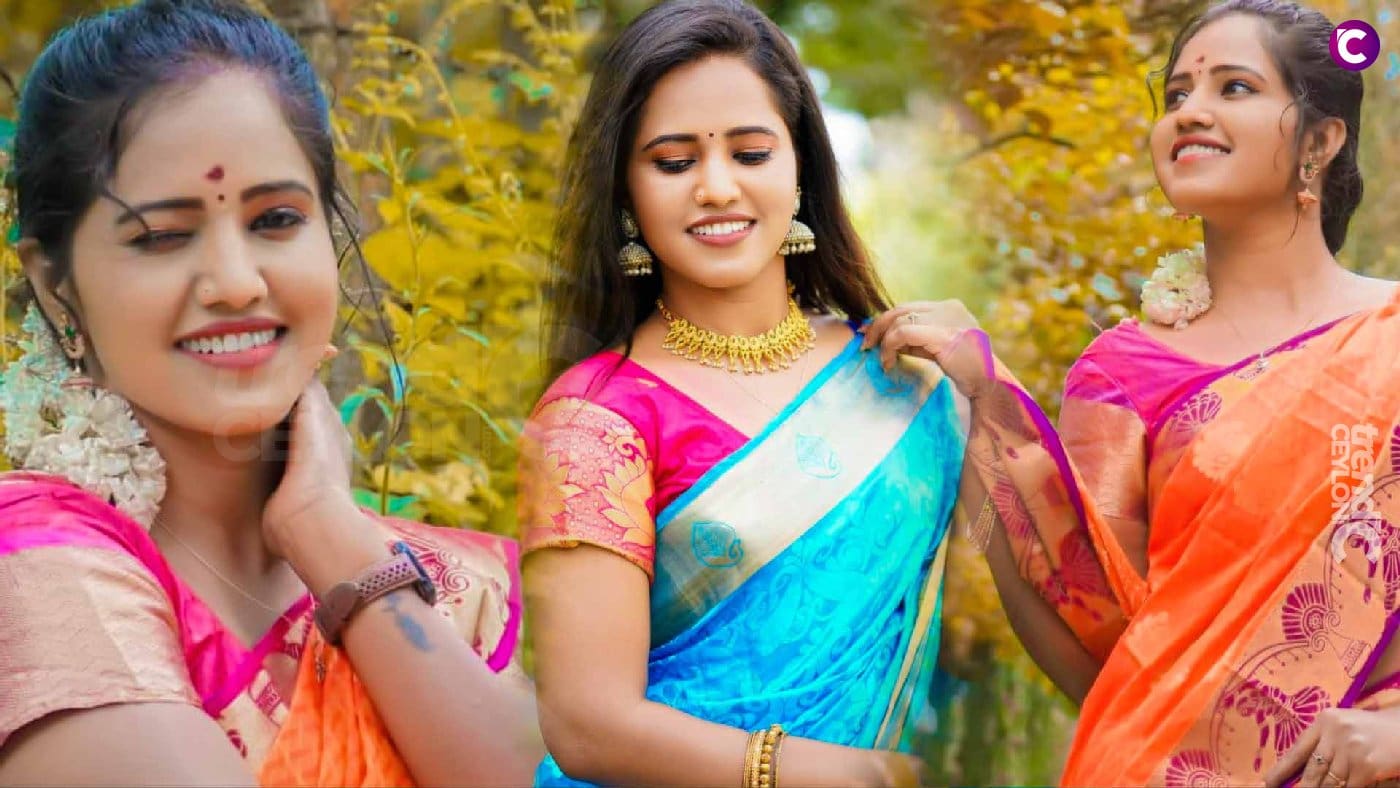 Captivating Saree Stills of Tamil YouTube Short Film Actress Sharnika Prakash
