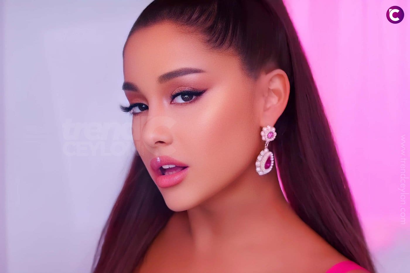 Ariana Grande Shines in Pink: Mesmerizing Stills from the '7 Rings ...