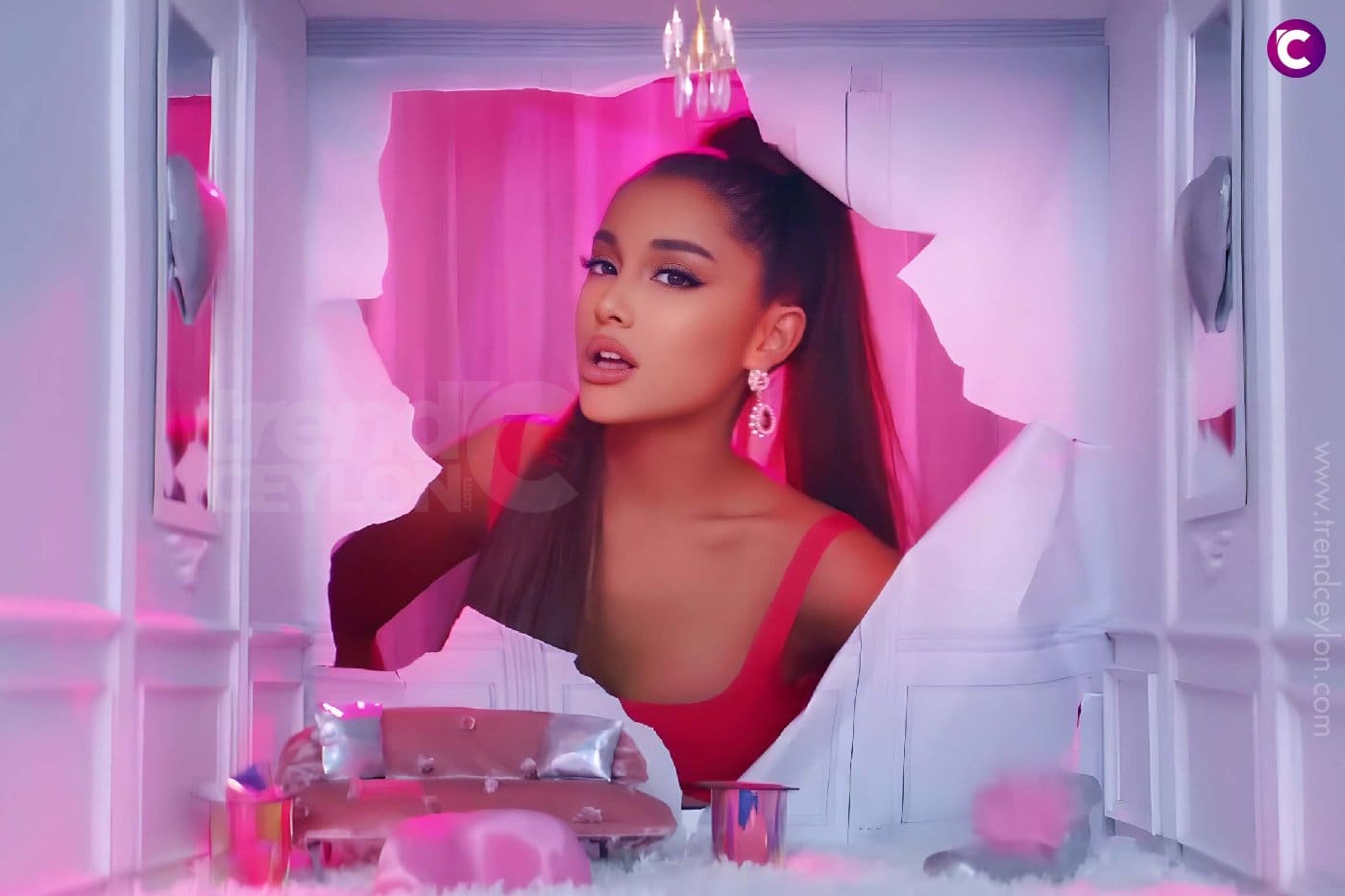 Ariana Grande Shines in Pink: Mesmerizing Stills from the '7 Rings ...