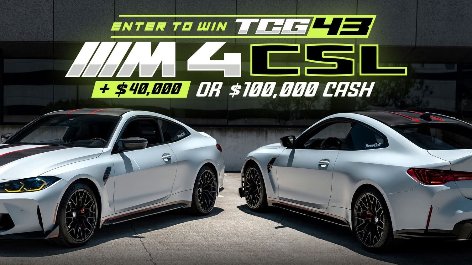 Unleash Your Luck Win a Limited Edition M4 CSL + $40K with Tunercult!